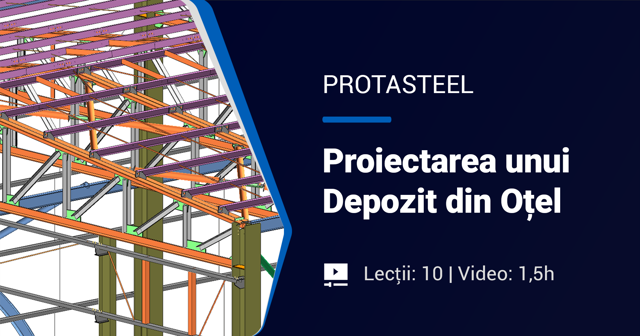 Poza produs ProtaSteel - Proiectarea unui depozit din otel