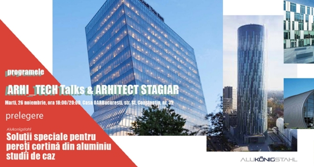 Poza produs Soluții speciale pentru pereți cortină din aluminiu, studii de caz pe obiective din România