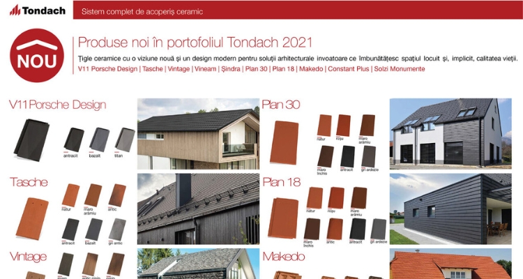 Curs „Țigle ceramice noi în portofoliul Tondach”