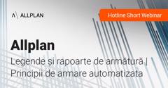 Legende si rapoarte de armatura - principii de armare automatizata