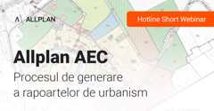 Procesul de generare al rapoartelor de urbanism