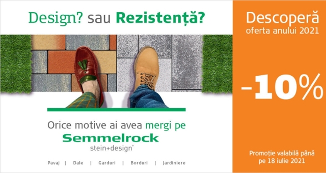 Poza produs Design sau rezistență? Orice motive ai avea, mergi pe SEMMELROCK