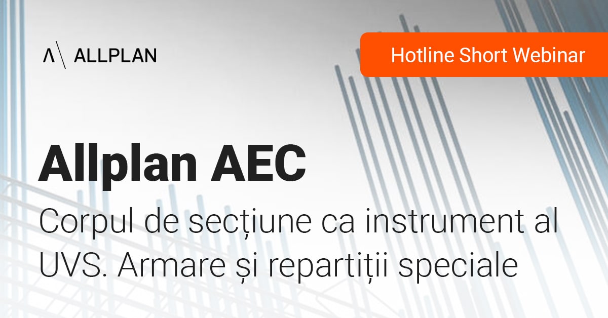Corpul de secțiune ca instrument al UVS. Detalii de armare și repartiții speciale