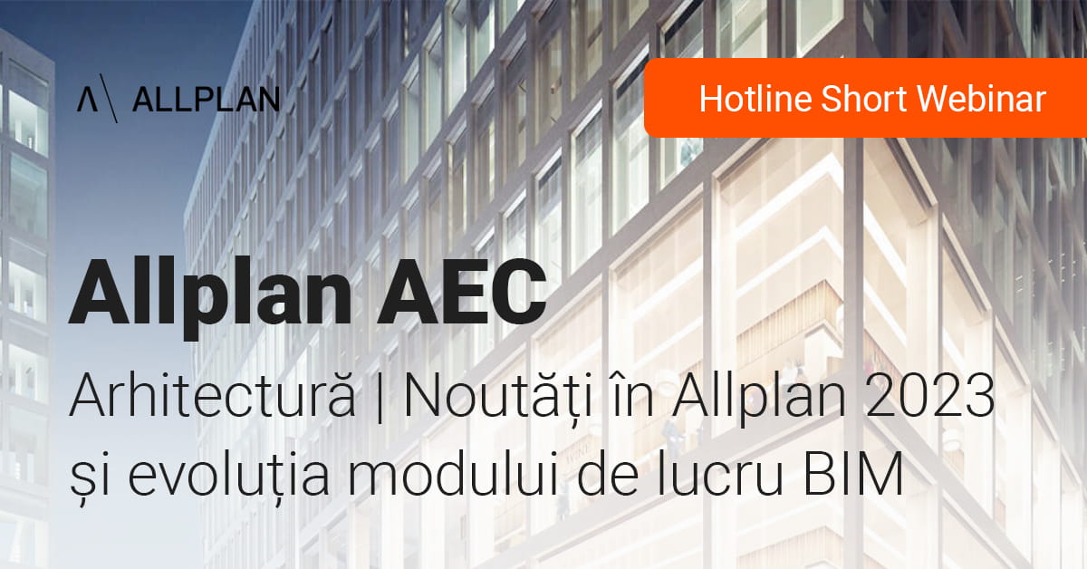 Noutati in Allplan Arhitectura 2023